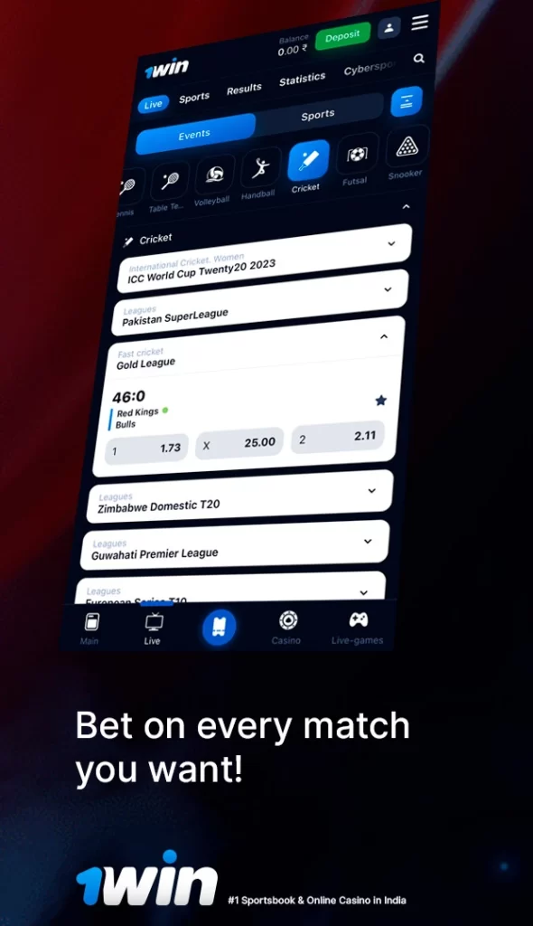 1win sports betting