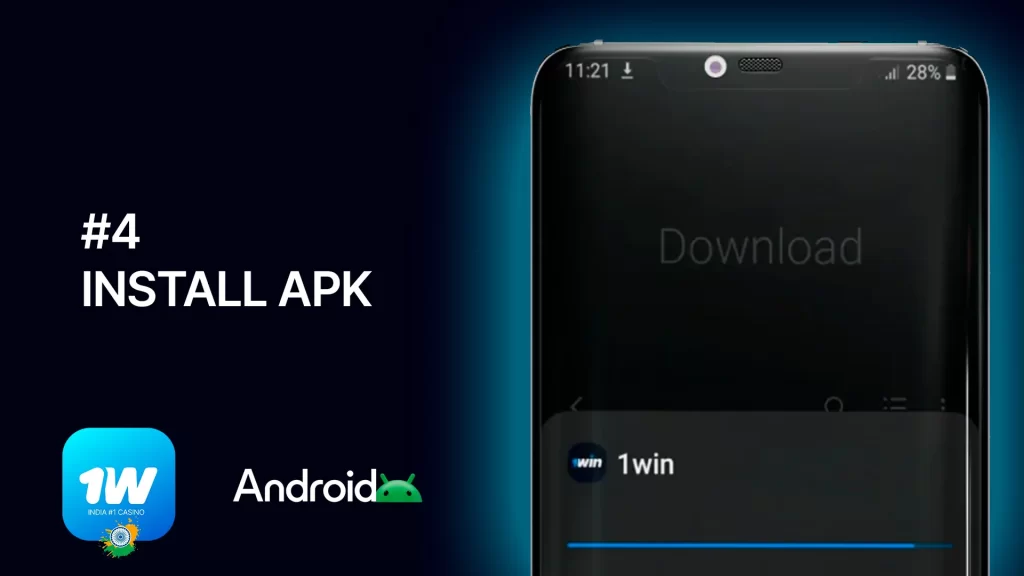 1Win India APK file installation process